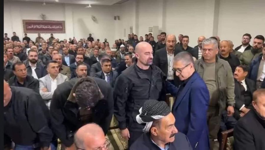 بافڵ تاڵەبانی سەرۆکی یەکێتی نیشتمانی بەشداری لە پرسەی دایکی لاهور شێخ جەنگی کرد