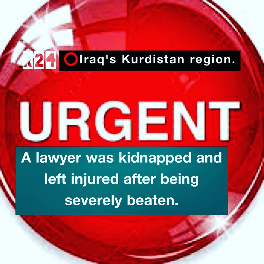A lawyer was kidnapped and left injured after being severely beaten.