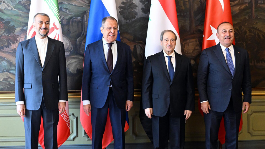 وزرای خارجه ایران، سوریه، ترکیه و روسیه در مسکو دیدار کردند